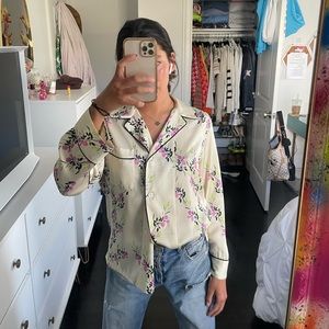 Zara pajama style top